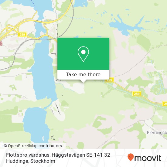 Flottsbro värdshus, Häggstavägen SE-141 32 Huddinge map