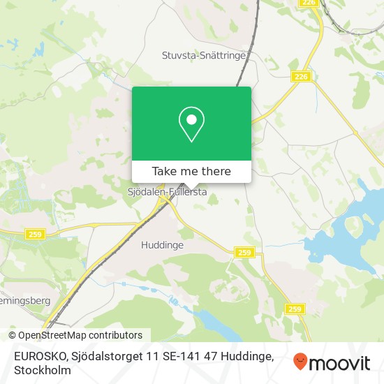EUROSKO, Sjödalstorget 11 SE-141 47 Huddinge map