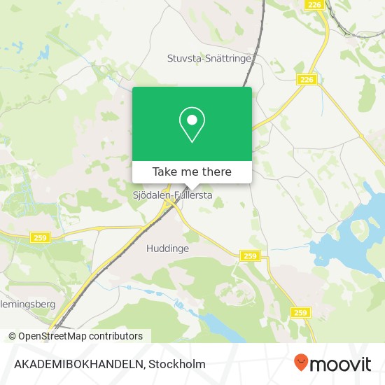 AKADEMIBOKHANDELN map