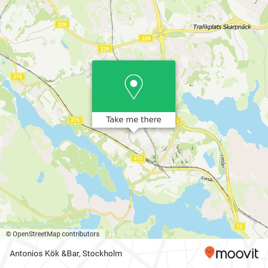 Antonios Kök &Bar, Farstagången 22 SE-123 47 Stockholm map