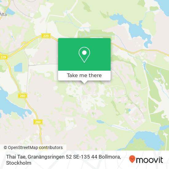 Thai Tae, Granängsringen 52 SE-135 44 Bollmora map