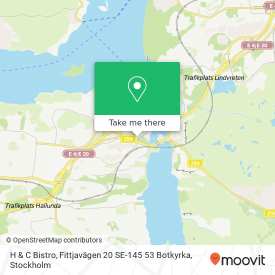 H & C Bistro, Fittjavägen 20 SE-145 53 Botkyrka map