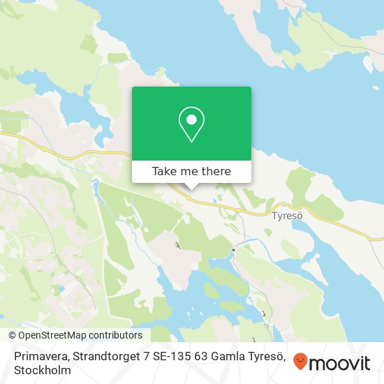 Primavera, Strandtorget 7 SE-135 63 Gamla Tyresö map