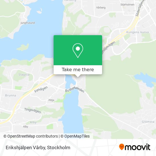 Erikshjälpen Vårby map