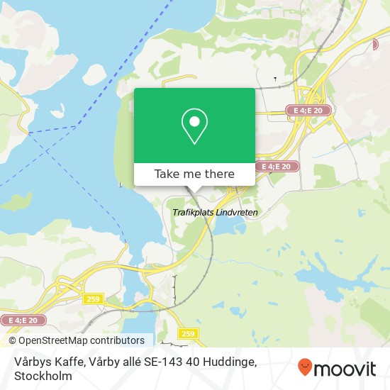 Vårbys Kaffe, Vårby allé SE-143 40 Huddinge map