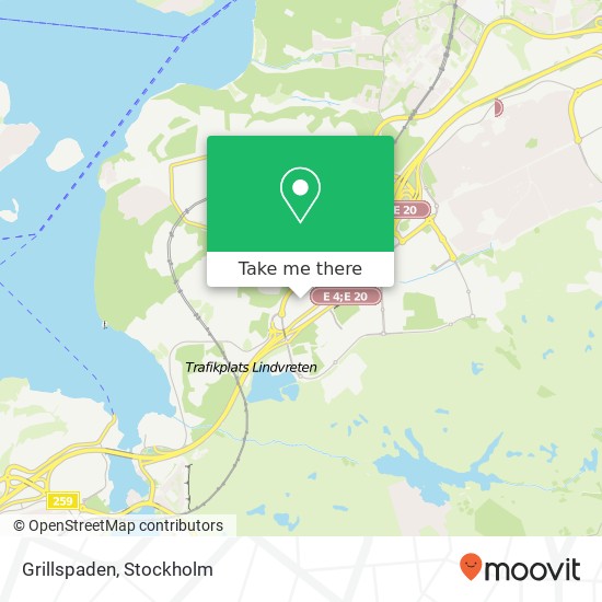Grillspaden, Lindvretsvägen 11 SE-143 46 Vårby map