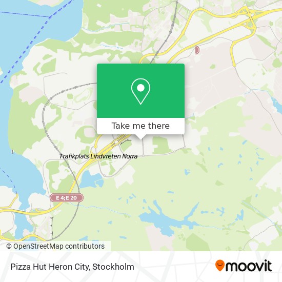 Pizza Hut Heron City map