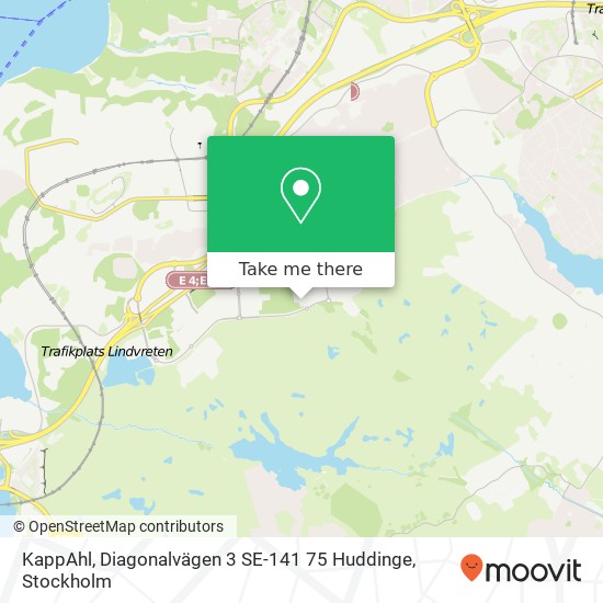 KappAhl, Diagonalvägen 3 SE-141 75 Huddinge map