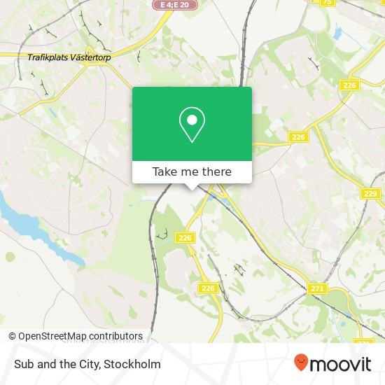 Sub and the City, Varuvägen 9 SE-125 30 Stockholm map