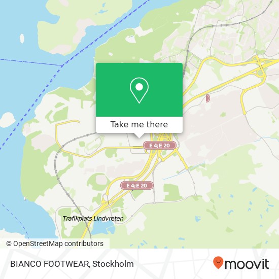 BIANCO FOOTWEAR, Byholmsgången 2 SE-127 48 Stockholm map