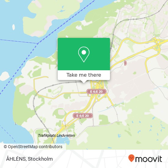 ÅHLÉNS, Skärholmstorget SE-127 48 Stockholm map