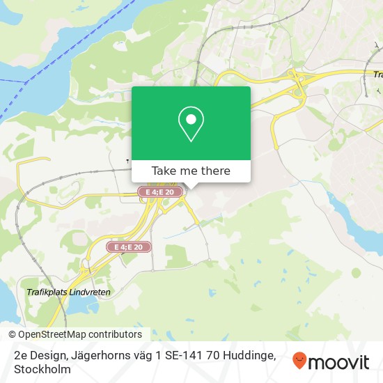 2e Design, Jägerhorns väg 1 SE-141 70 Huddinge map