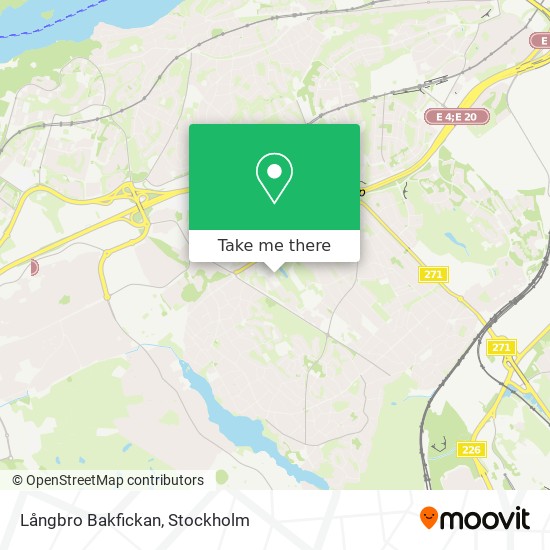 Långbro Bakfickan map