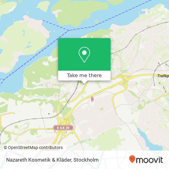 Nazareth Kosmetik & Kläder, Eksätravägen 394 SE-127 37 Stockholm map