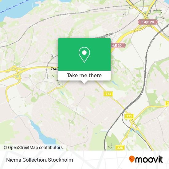 Nicma Collection map