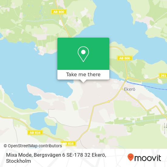 Mixa Mode, Bergsvägen 6 SE-178 32 Ekerö map