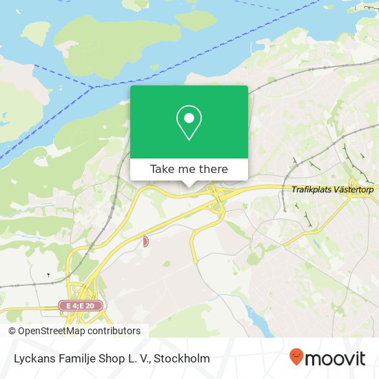 Lyckans Familje Shop L. V., Eksätravägen 146 SE-127 61 Skärholmen map