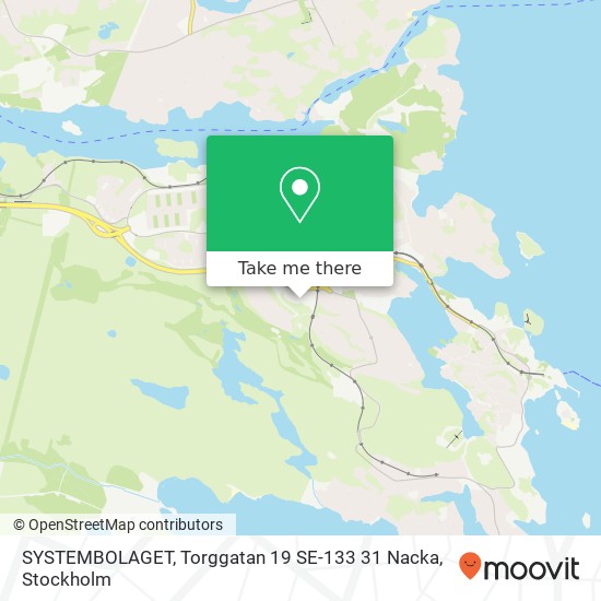 SYSTEMBOLAGET, Torggatan 19 SE-133 31 Nacka map