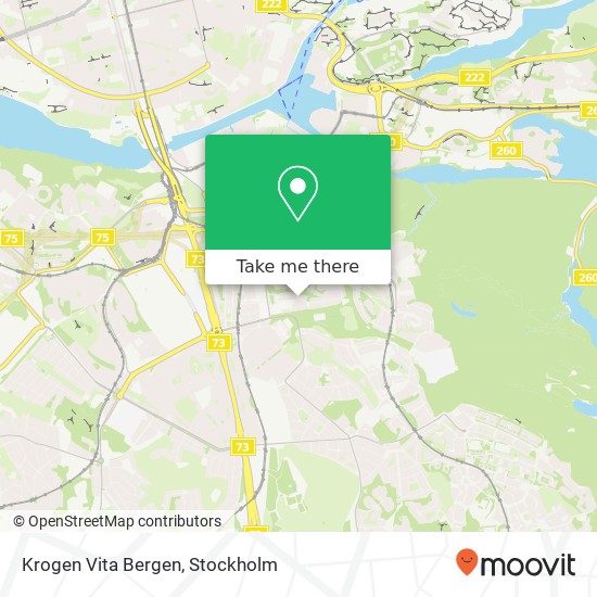 Krogen Vita Bergen, Paternostervägen 46 SE-121 49 Stockholm map