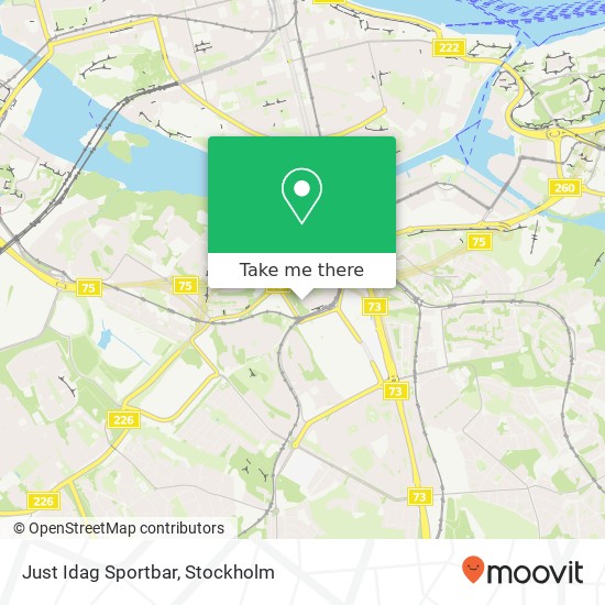 Just Idag Sportbar, Konstgjutarvägen 42 SE-121 44 Stockholm map