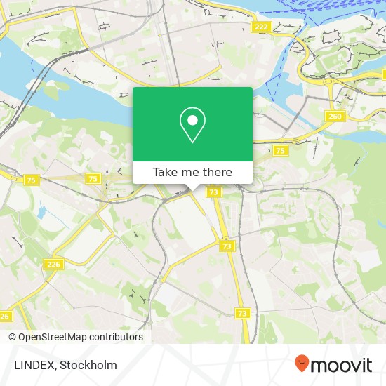 LINDEX, SE-121 77 Stockholm map