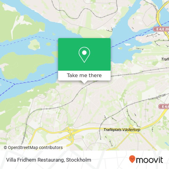 Villa Fridhem Restaurang, Bellmanskällevägen 18 SE-129 40 Hägersten map