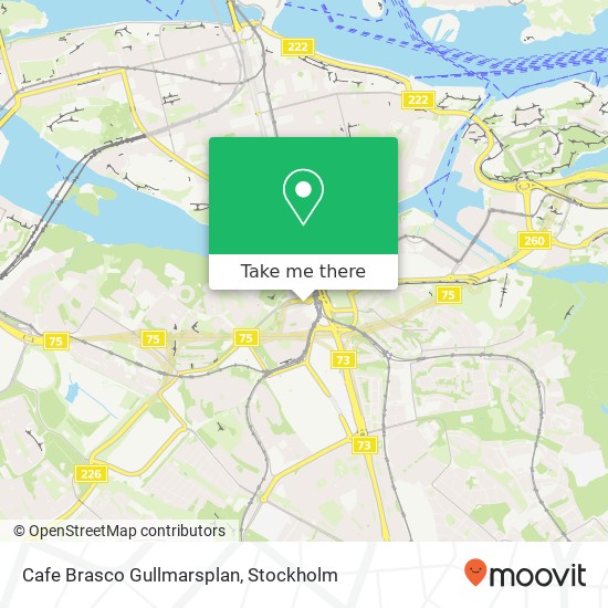 Cafe Brasco Gullmarsplan, Gullmarsvägen 2 SE-121 40 Stockholm map