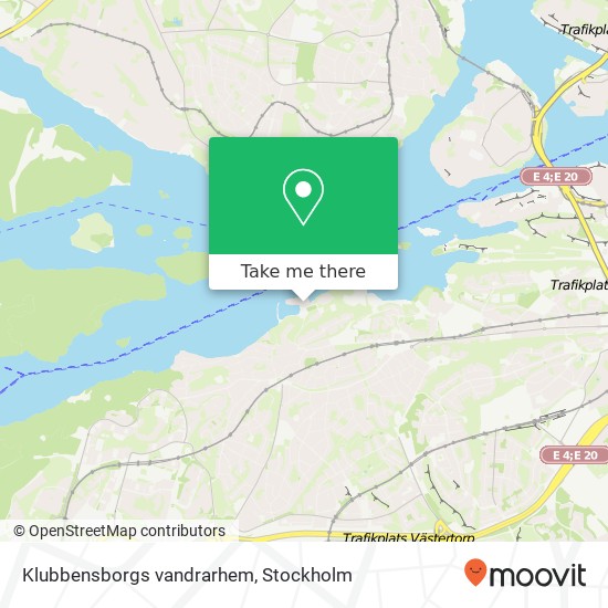 Klubbensborgs vandrarhem map