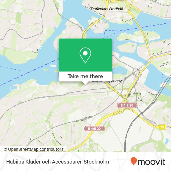 Habiiba Kläder och Accessoarer, Sverkersgatan 2 SE-126 50 Hägersten map