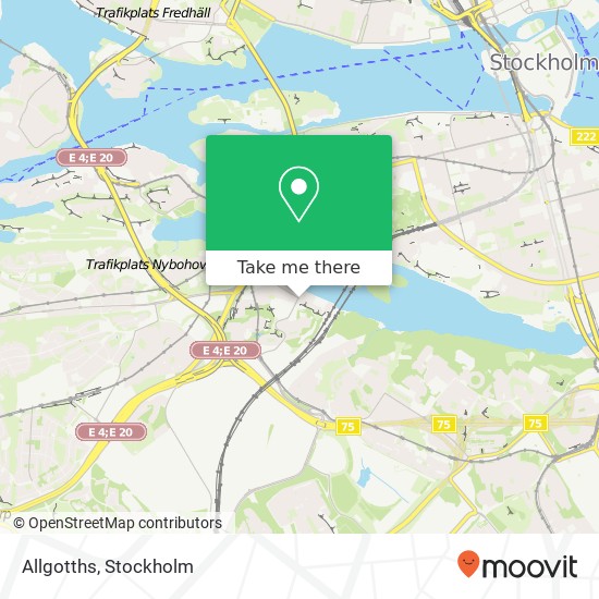 Allgotths, Sjöviksvägen 70 SE-117 57 Stockholm map