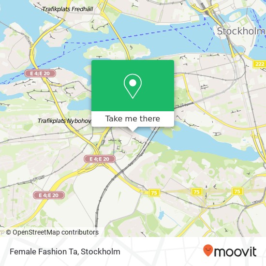 Female Fashion Ta, Sjöviksbacken 2 SE-117 58 Stockholm map