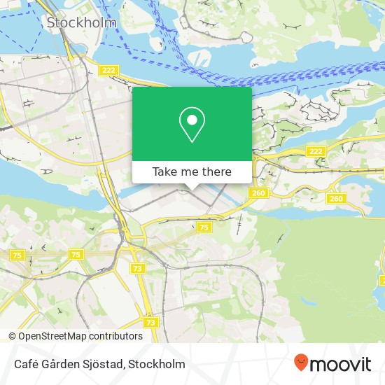 Café Gården Sjöstad, Hammarby allé 109 SE-120 64 Stockholm map