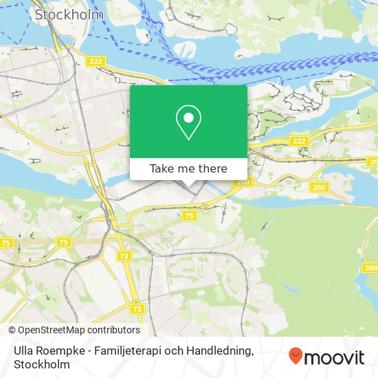 Ulla Roempke - Familjeterapi och Handledning, Hammarby allé 149 SE-120 65 Stockholm map