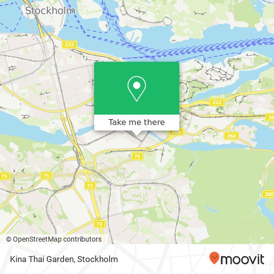 Kina Thai Garden, Hammarby allé 147 SE-120 65 Stockholm map