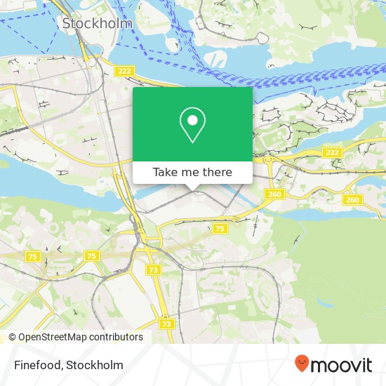 Finefood, Hammarby allé 62 SE-120 61 Stockholm map