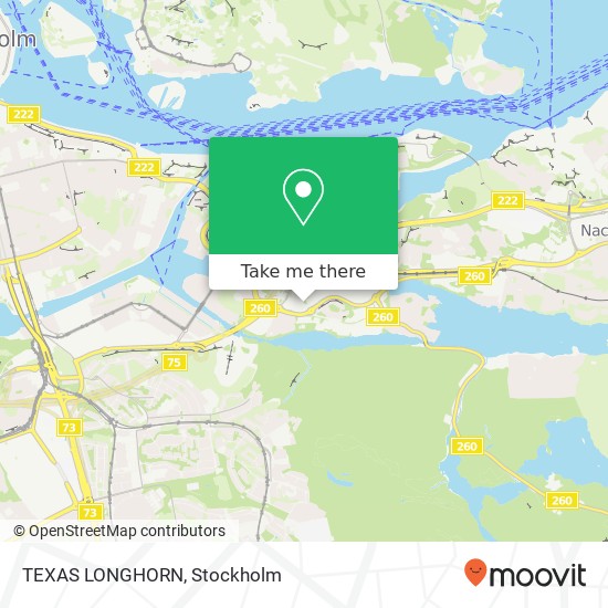 TEXAS LONGHORN, Marcusplatsen 5 SE-131 54 Nacka map