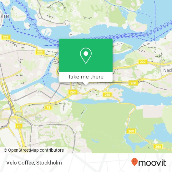 Velo Coffee, Smedjegatan 10 SE-131 54 Nacka map