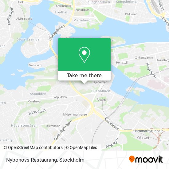 Nybohovs Restaurang map
