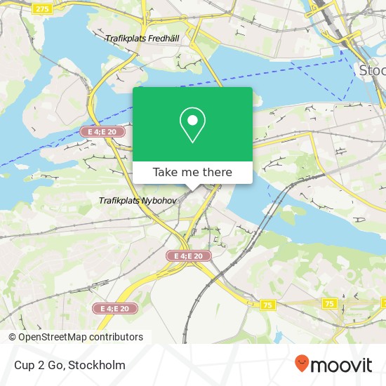 Cup 2 Go, Liljeholmstorget 9 SE-117 61 Stockholm map