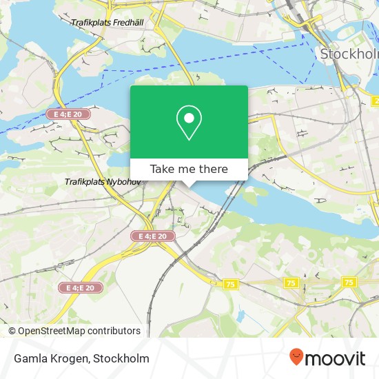 Gamla Krogen, Sjövikstorget SE-117 60 Stockholm map