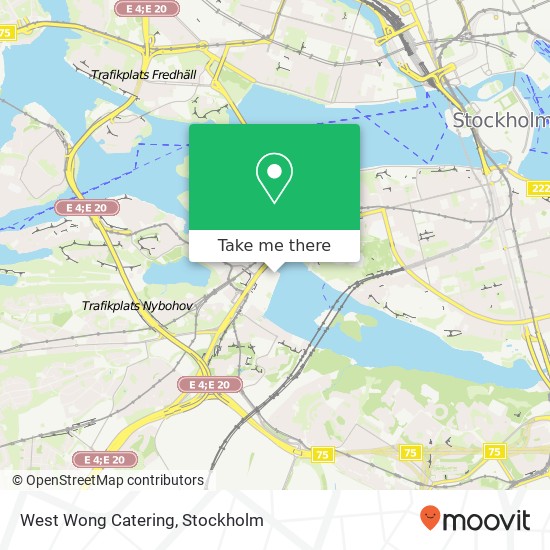West Wong Catering, Årstaängsvägen 1B SE-117 43 Stockholm map