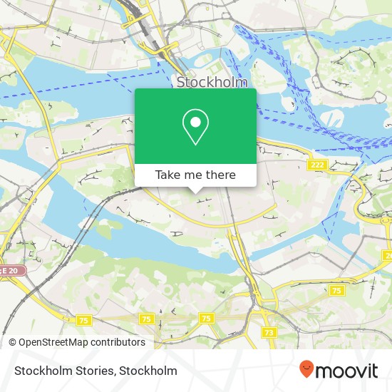 Stockholm Stories map