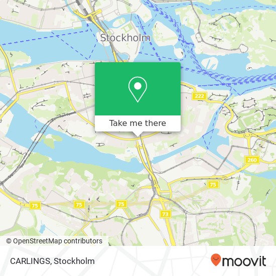 CARLINGS, Ringvägen 115 SE-118 60 Stockholm map