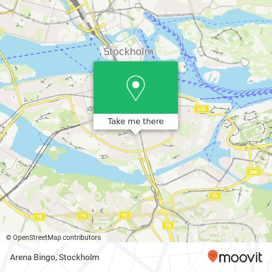 Arena Bingo, Blekingegatan 32 SE-118 56 Stockholm map
