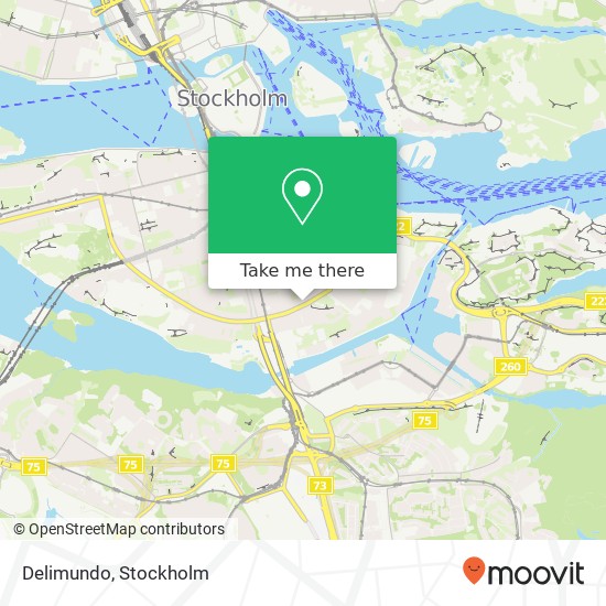 Delimundo, Ringvägen 145 SE-116 61 Stockholm map