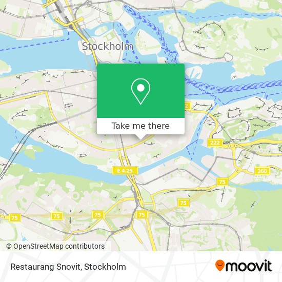 Restaurang Snovit map