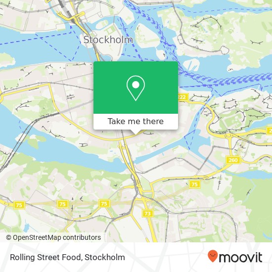 Rolling Street Food, Ringvägen 118 SE-116 61 Stockholm map