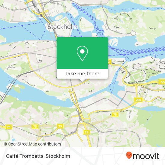Caffé Trombetta, Ringvägen 145 SE-116 61 Stockholm map