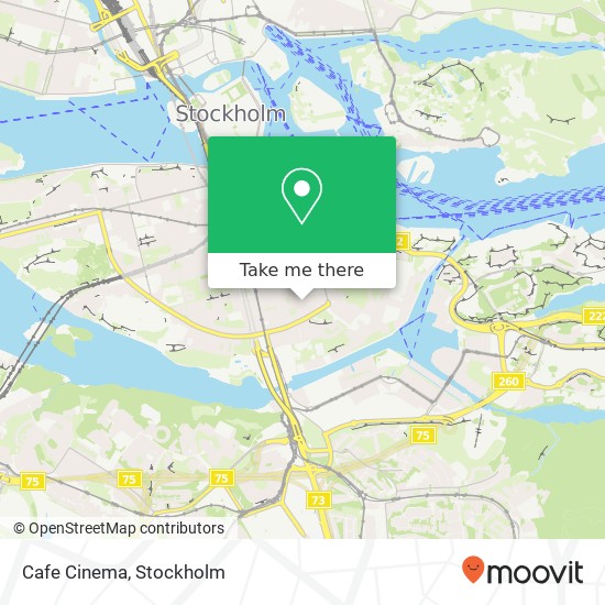 Cafe Cinema, Södermannagatan 39 SE-116 40 Stockholm map