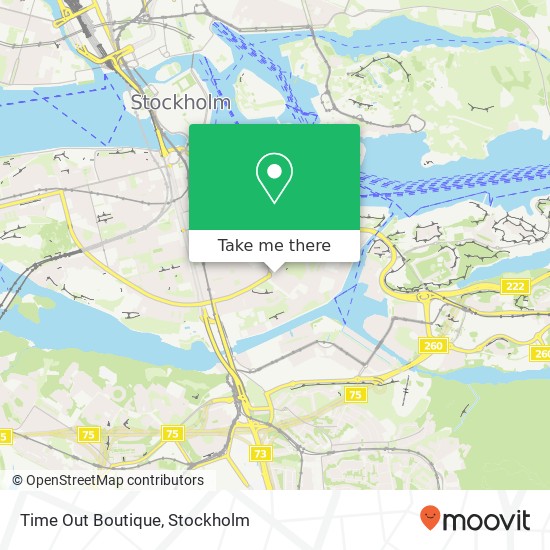 Time Out Boutique, Ringvägen 160 SE-116 31 Stockholm map